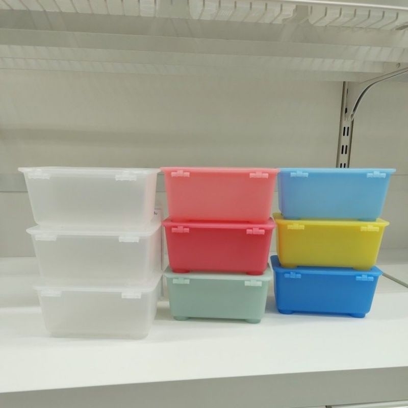 IKEA,อิเกีย,กล่องอิเกีย, ikea,GLIS,กลีส,กล่องพร้อมฝาปิด,กล่องพลาสติก,กล่องอเนกปร