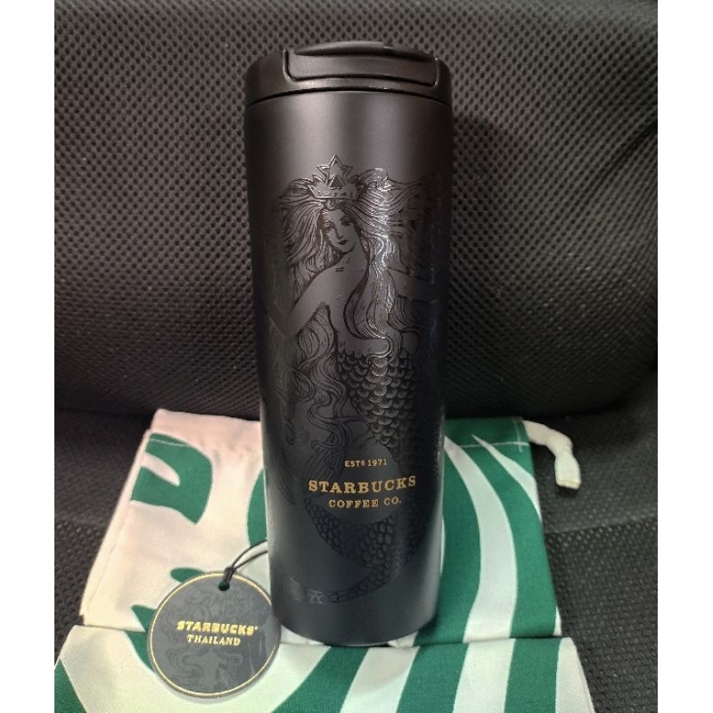 Starbucks Stainless Steel Black Flagship 16 oz ของแท้