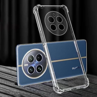 Realme 12X 5G/Realme 12+5G/Realme 12Pro PlusเคสTPUใสกันกระแทกแบบคลุมกล้องRealme 12 5G/Realme 12 Pro 5G/Realme 12 Pro+5G