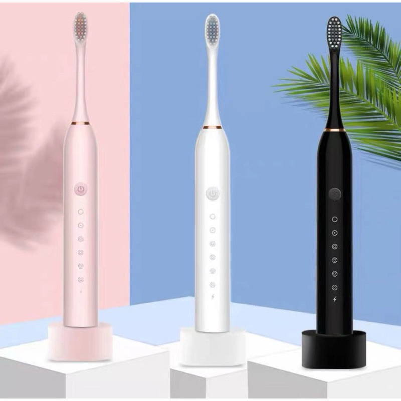 แปรงสีฟันไฟฟ้า อัตโนมัติ กันน้ำ โหมดการชาร์จUSB Sonic Electric