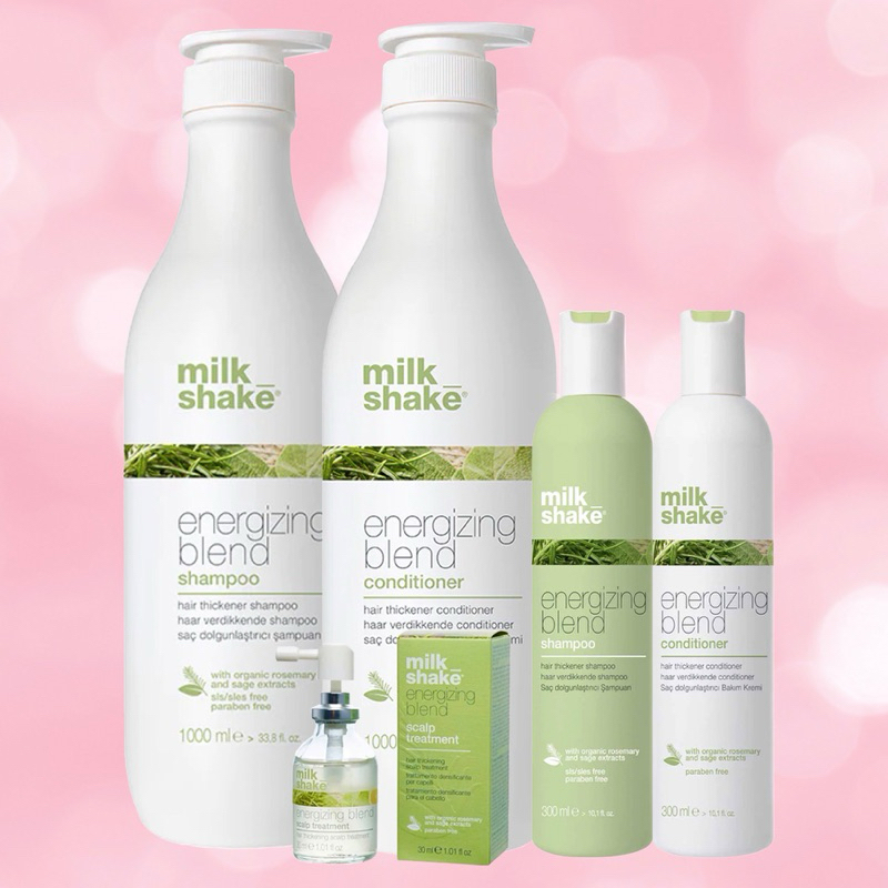 MILK SHAKE ENERGIZING BLEND 30 300 ML.แชมพู ครีมนวดผม โลชั่น บำรุงหนังศรีษะ สำหรับผมร่วง ขาด ดูแลเป็น พิเศษ
