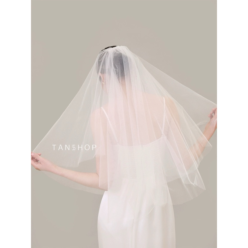TANSSHOP - BRIDAL VEIL เวลติดผมเจ้าสาว