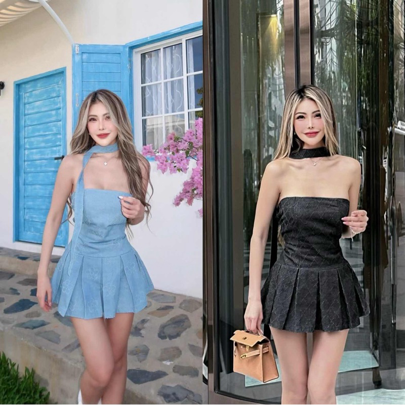 ( ลดเพิ่ม 100.- กรอกโค้ด "HYPDEC") HH625 Evelyn Bandeau Dress (720.-)