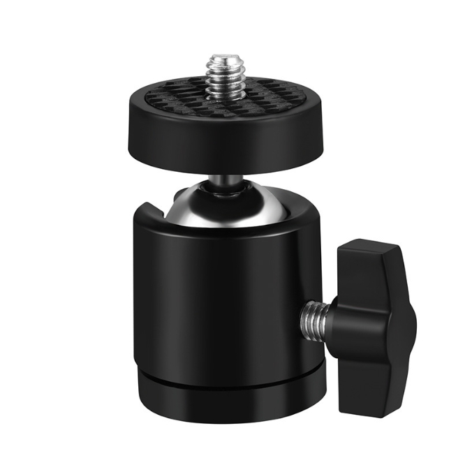 ข้อต่อ หัวบอลสกรู 1/4 Screw หมุนได้ 360 องศา อุปกรณ์สตูดิโอ สำหรับ ขาตั้งกล้อง และ ขาตั้งอื่นๆ