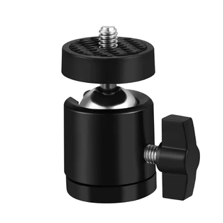 ข้อต่อ หัวบอลสกรู 1/4 Screw หมุนได้ 360 องศา อุปกรณ์สตูดิโอ สำหรับ ขาตั้งกล้อง และ ขาตั้งอื่นๆ