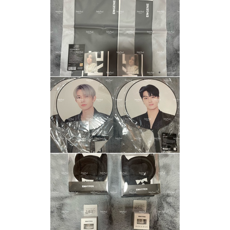 พร้อมส่ง ENHYPEN สินค้าหน้าคอน FATE OFFICIAL MD (ผ้าเชียร์ , สโลแกน , slogan, พัด, ชุดแท่งไฟ)