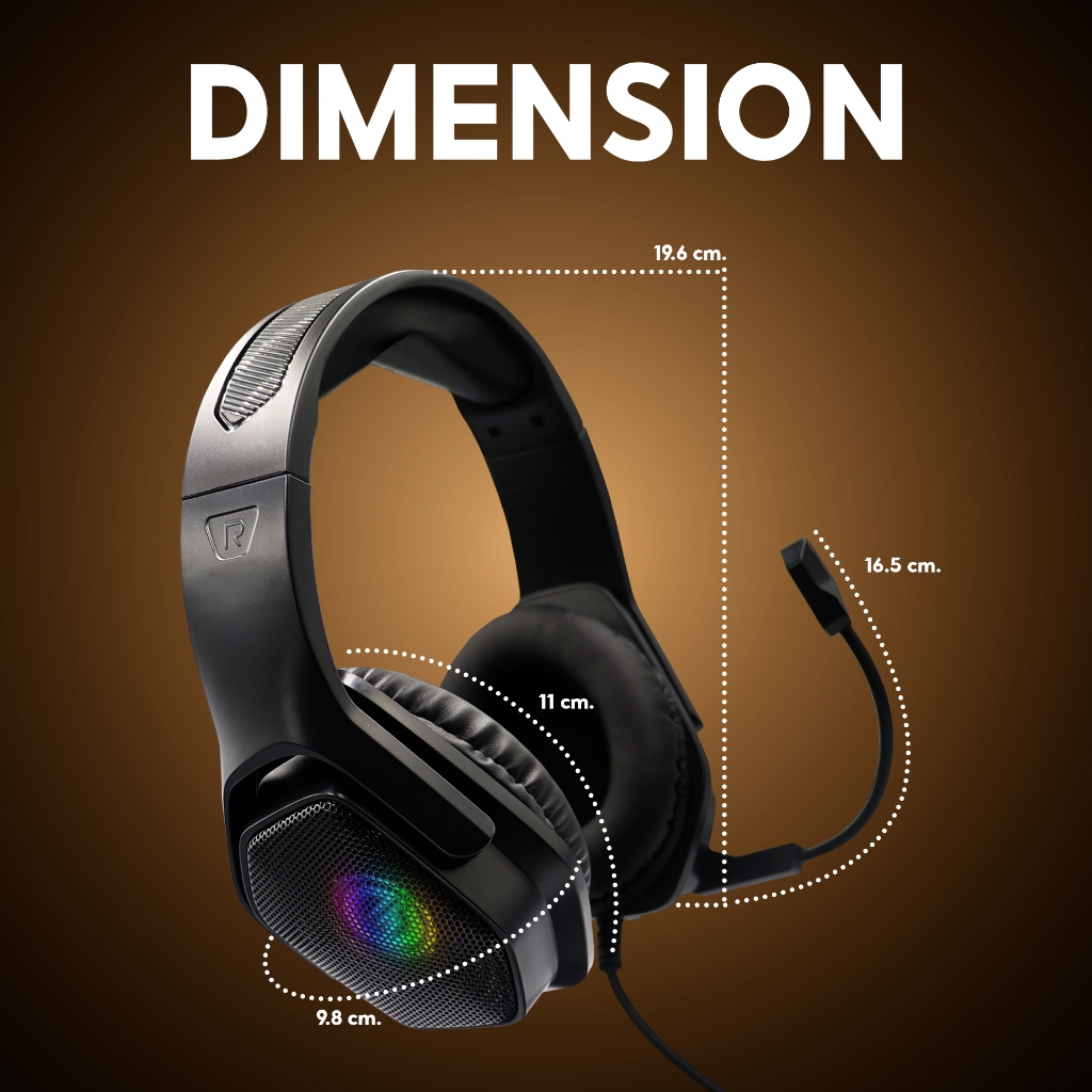 Neolution E-Sport Gaming Headset รุ่น Cyclops หูฟังเกมมิ่ง มีซาวด์การ์ด ปรับระบบเป็น 7.1 ไมค์โครโฟนชัด