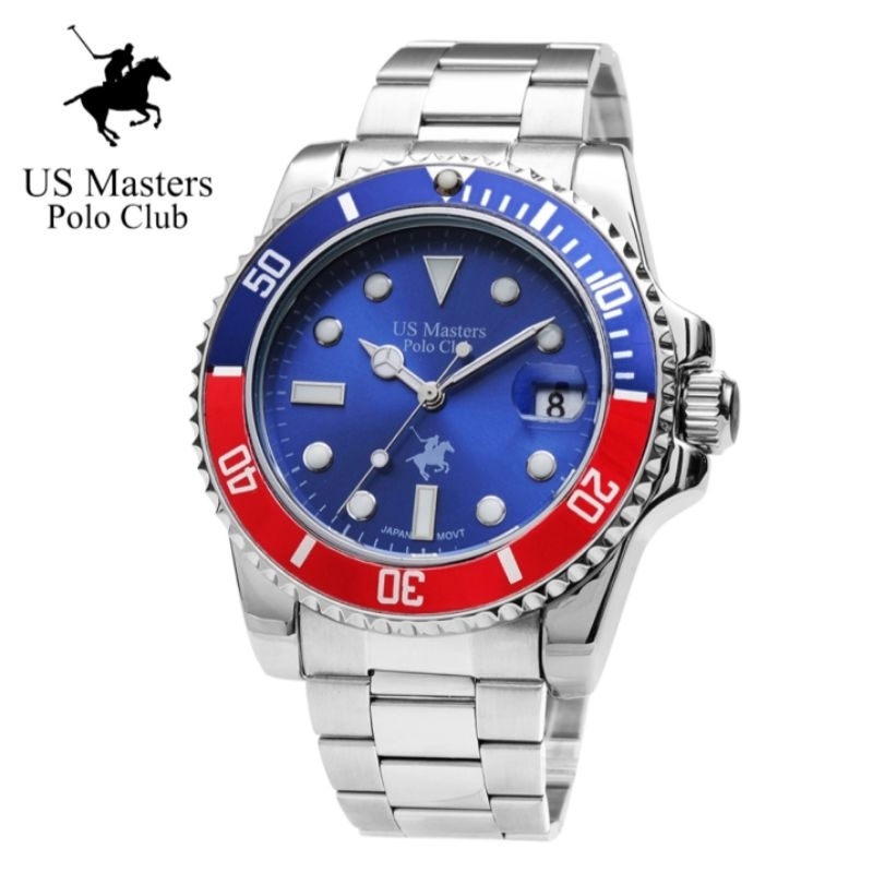 US Master Polo Club รุ่น USM-230208, USM-230209 นาฬิกาผู้ชาย ของแท้ รับประกันศูนย์ 1 ปี กันน้ำ 30m.