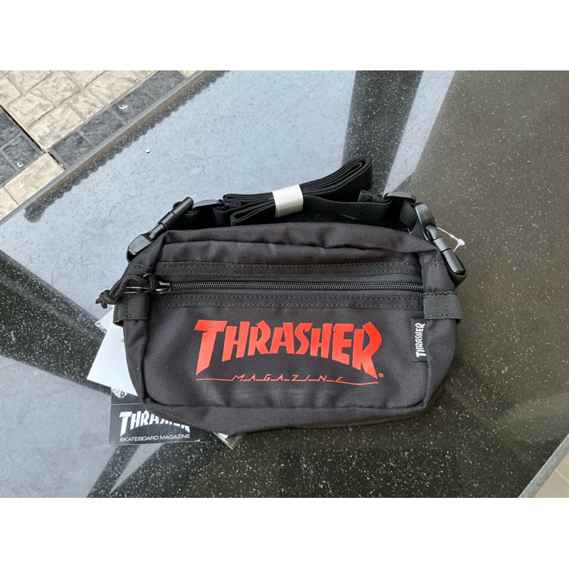 กระเป๋าสะพายข้าง Thrasher สีแดง ของแท้มือ1