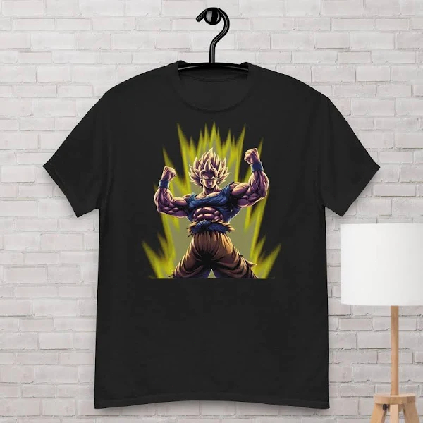 Flexing Goku Dragonball Z T-Shirt - Power Up Your Style!