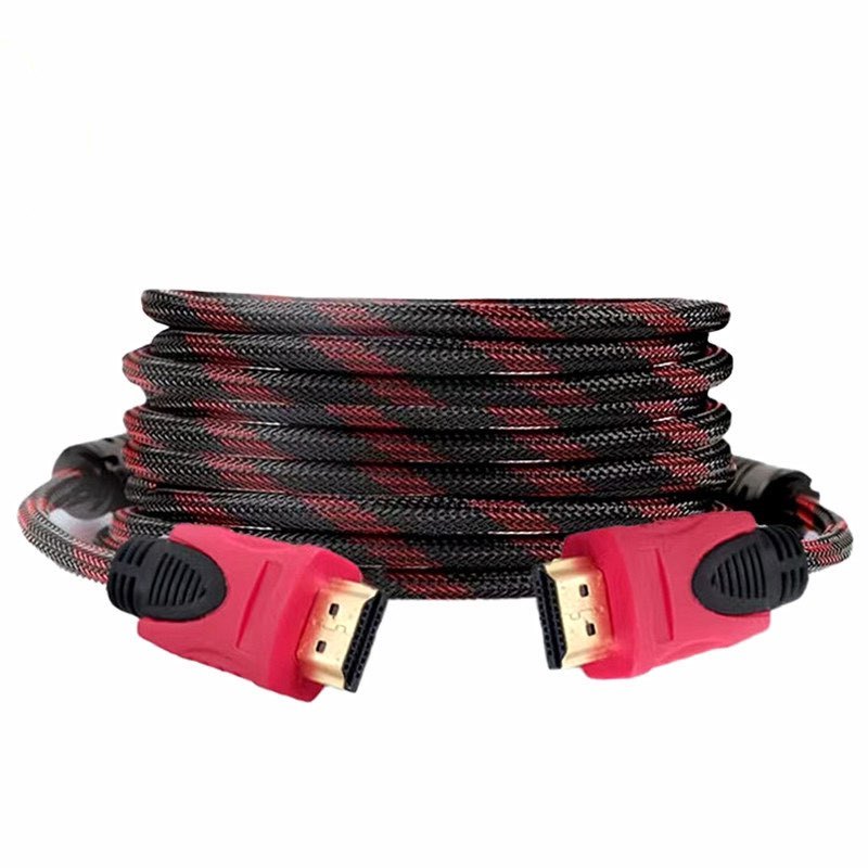 สาย TV HDMI 1.5 เมตร 3เมตร 5เมตร 10เมตร สายถักรุ่น HDMI 1.5M 3M 5M 10M CABLE 3D FULL HD 1080P