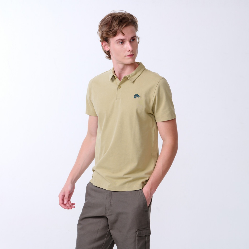 Khaki Bros. - Polo T-Shirt - เสื้อโปโลแขนสั้น ทรง Regular Fit - KM24K024
