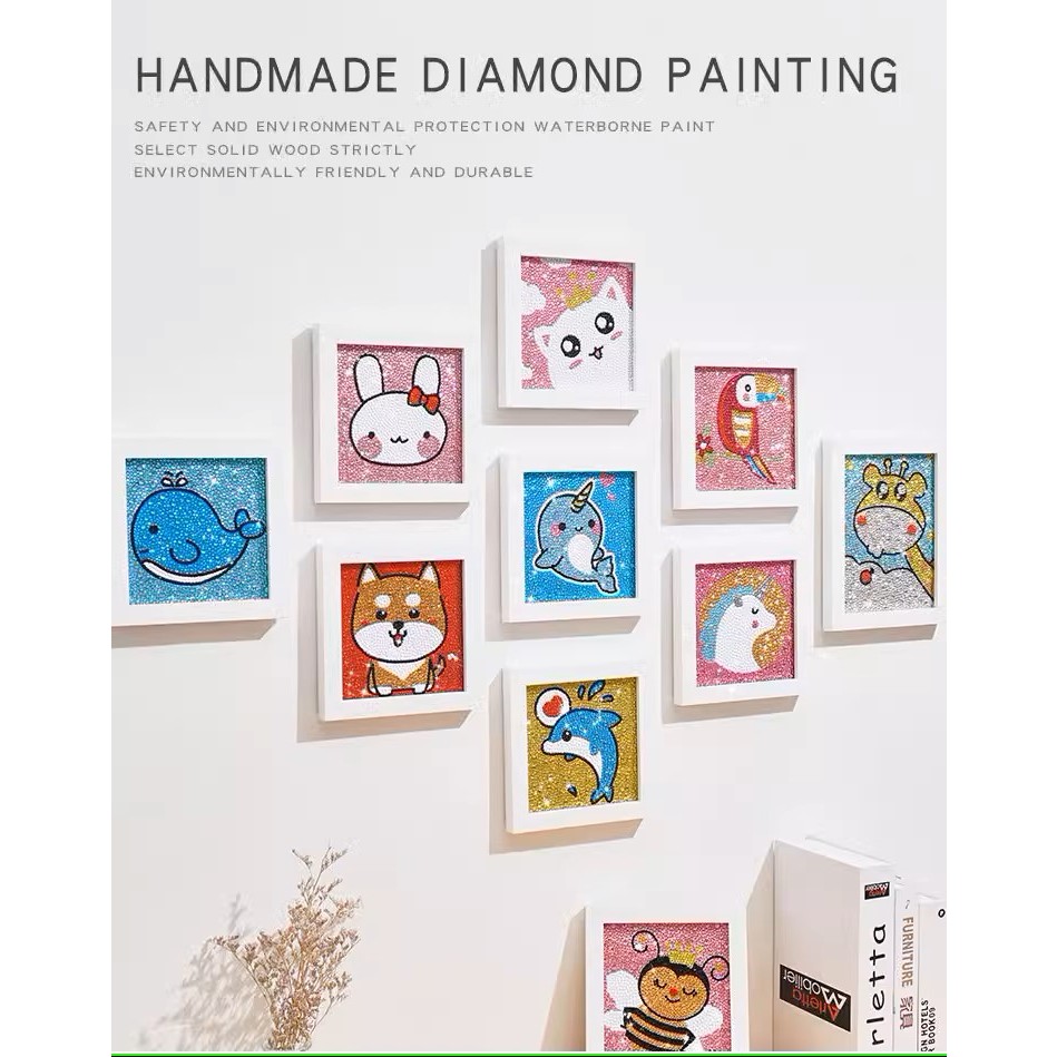 ครอสติสคริสตัล ภาพวาดเพชร ภาพปักเพชร ของเล่นเด็ก   Cross-Stitch Crystal , Diamond Painting