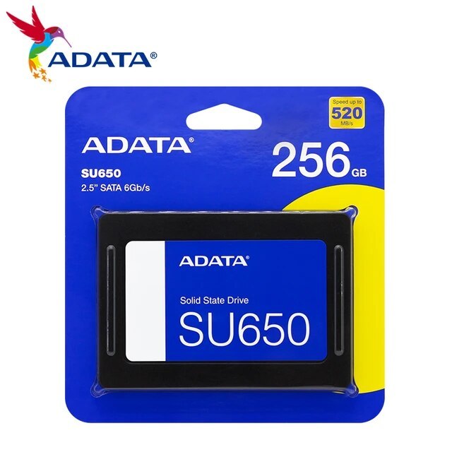 SSD SATA 256GB ADATA SU650 2.5
