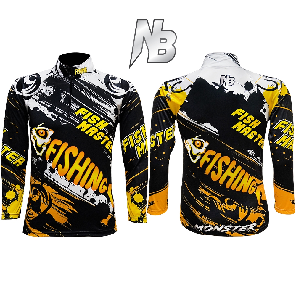 เสื้อตกปลา,ปั่นจักรยาน Set สี 35 Bone Fishing Master มี 4 สี (สินค้าพร้อมจัดส่ง) ป้องกันแสง UV