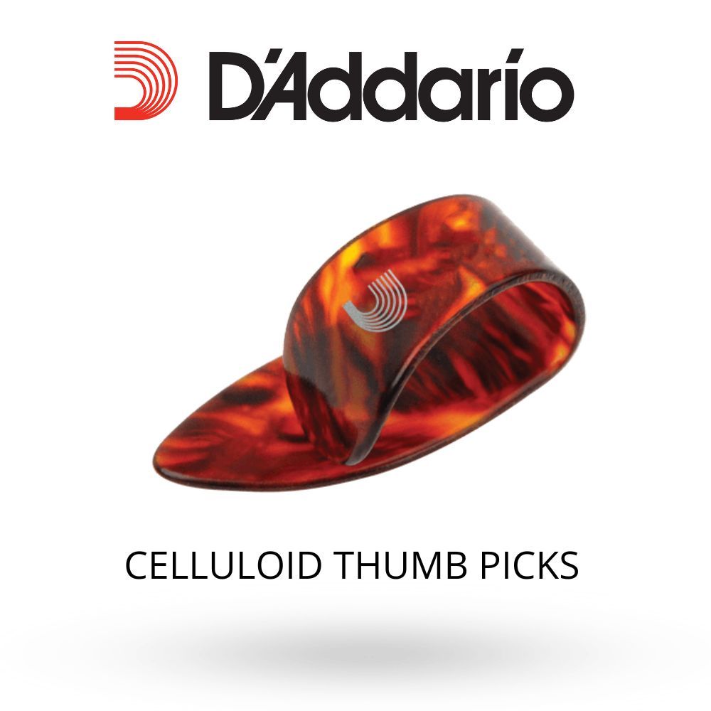 ปิ๊กนิ้วโป้ง D'Addario Thumb picks Classic Celluloid
