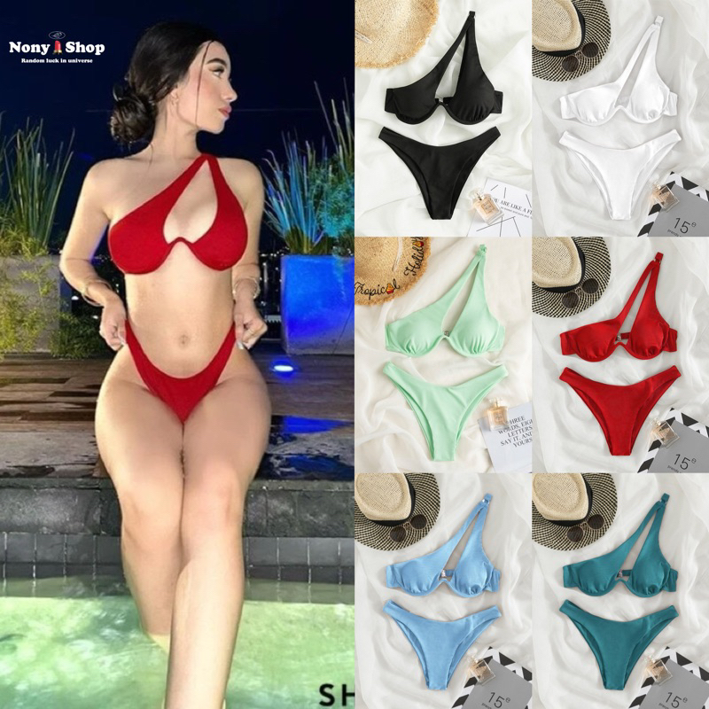 ชุดว่ายน้ำ บิกินี่ bikini ทูพีช ชุดไปทะเล เซ็กซี่ SW23192 [ส่งไวร้านไทย1-3วัน]