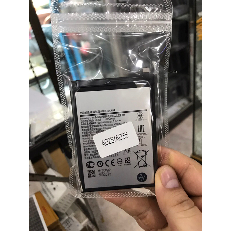 แบตเตอรี่ A02S/A03S/A03แบตใหม่ คุณภาพดี ประกัน6 เดือน รูปที่ 4
