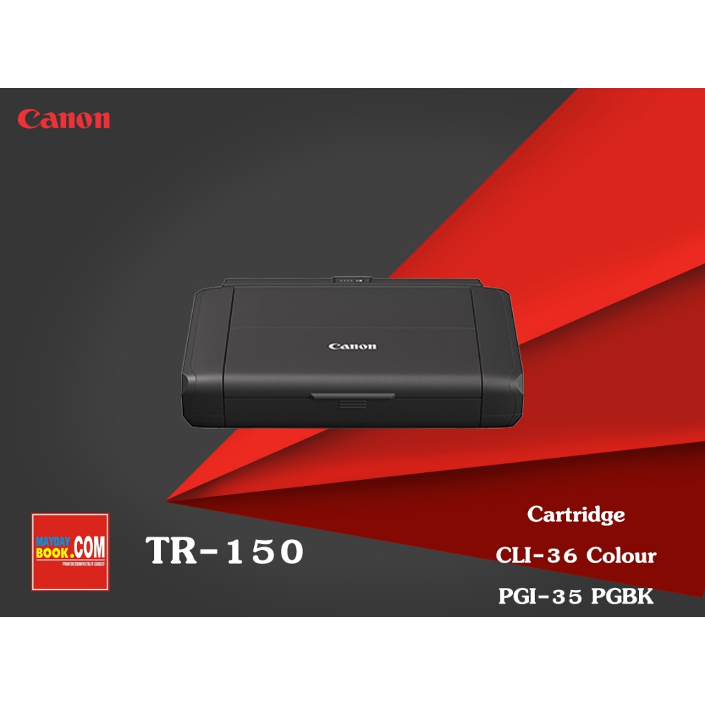 CANON TR-150 Portable WiFi Printer (Battery Built-in) เครื่องปริ้นพกพา ไร้สาย มีแบตในตัว Print Only