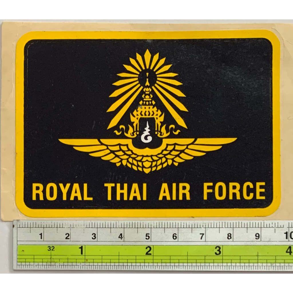 สติกเกอร์กองทัพอากาศไทย ROYAL THAI AIR FORCE กองทัพอากาศ ทหารอากาศ