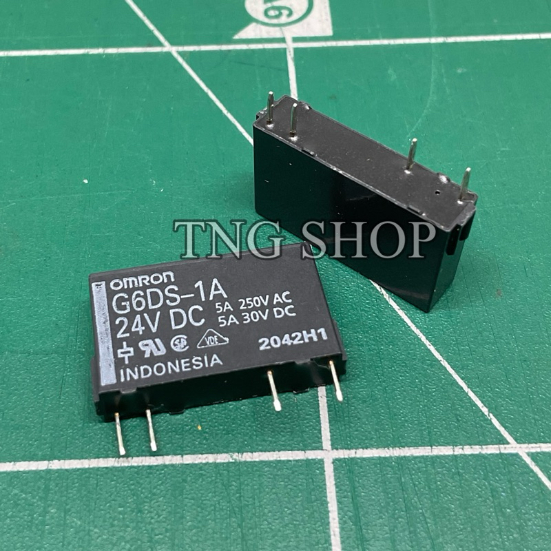 G6DS-1A 24VDC OMRON 4ขา หน้าคอนแทค 5A250VAC 5A30VDC(ของใหม่) พร้อมส่ง ออกบิลได้