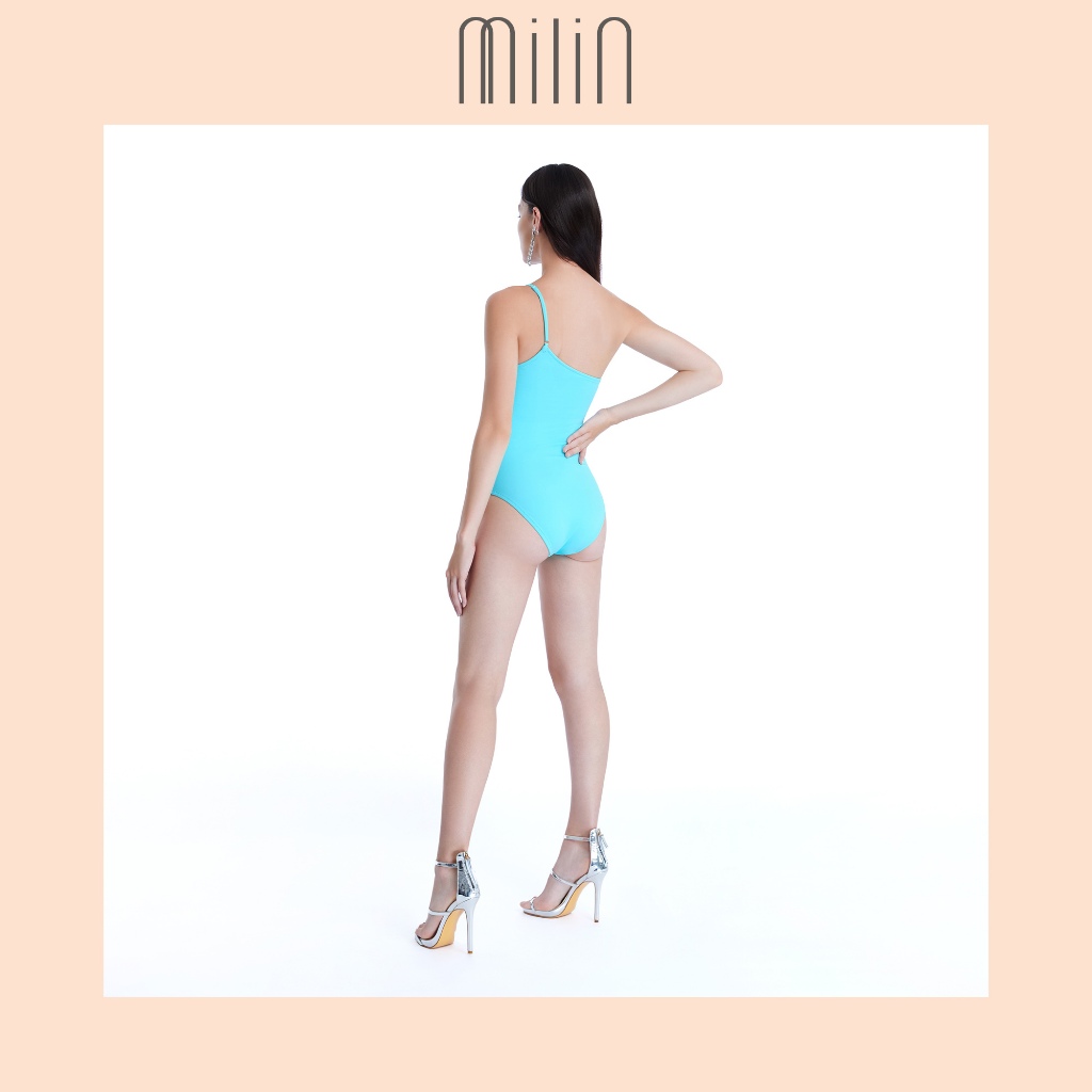 [MILIN] Thalia One-shoulder adjustable straps Logo Cut-Out Swimsuit ชุดว่ายน้ำแต่งโลโก้ดีเทลคัทเอ้าท์ไหล่ข้างเดียว / 43 — صورة 2
