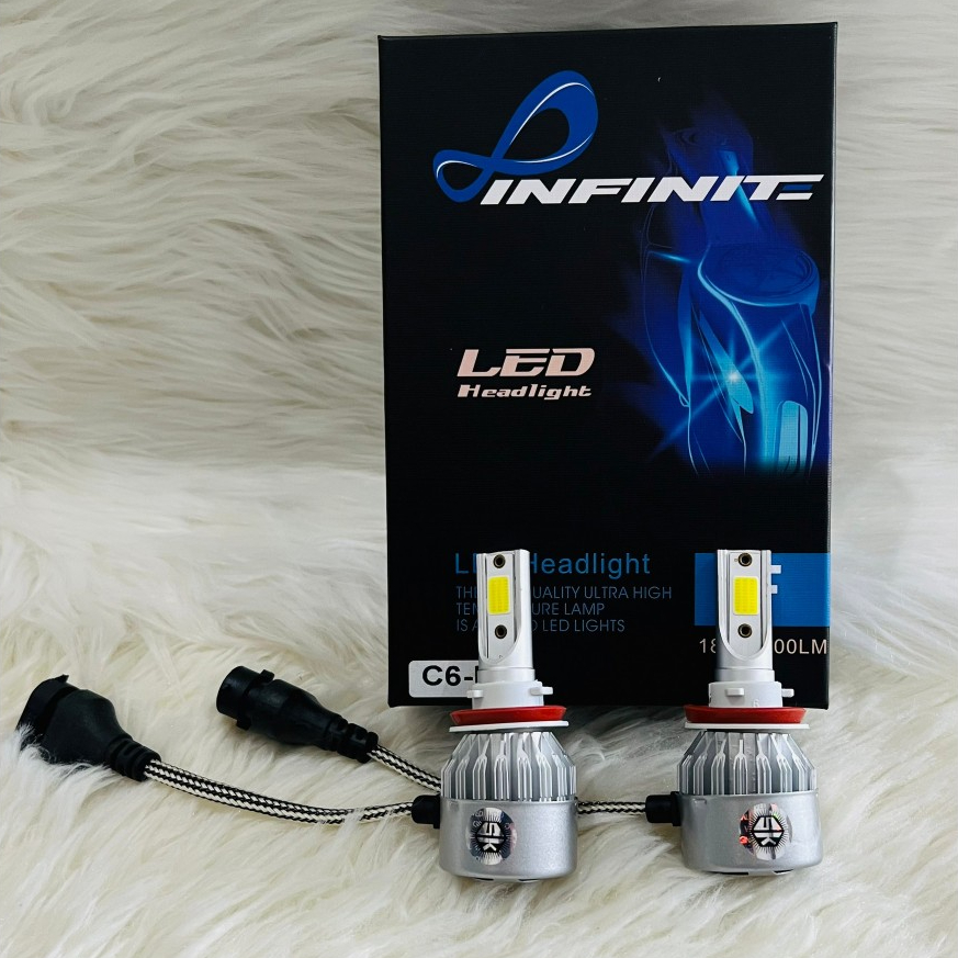 หลอดไฟ LED C6-H8 18W/2000LM งาน INFINITE มีบัลลาดและพัดลมในตัว