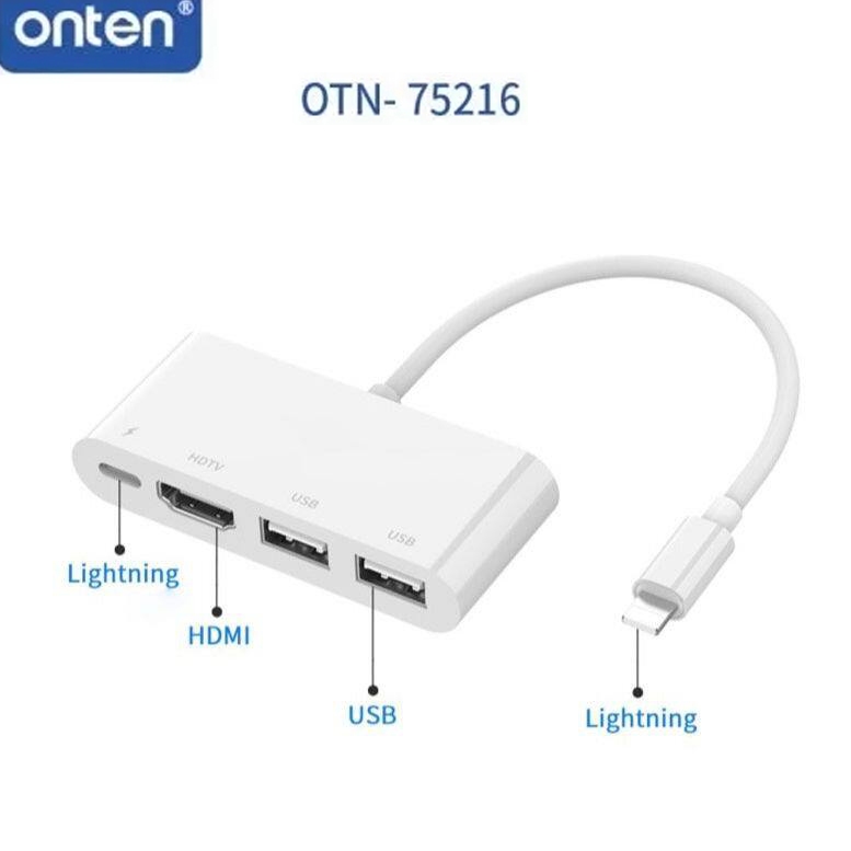 ONTEN 75216 Lightning Multifunctional Docking Station (HDMI x USB+2Port)