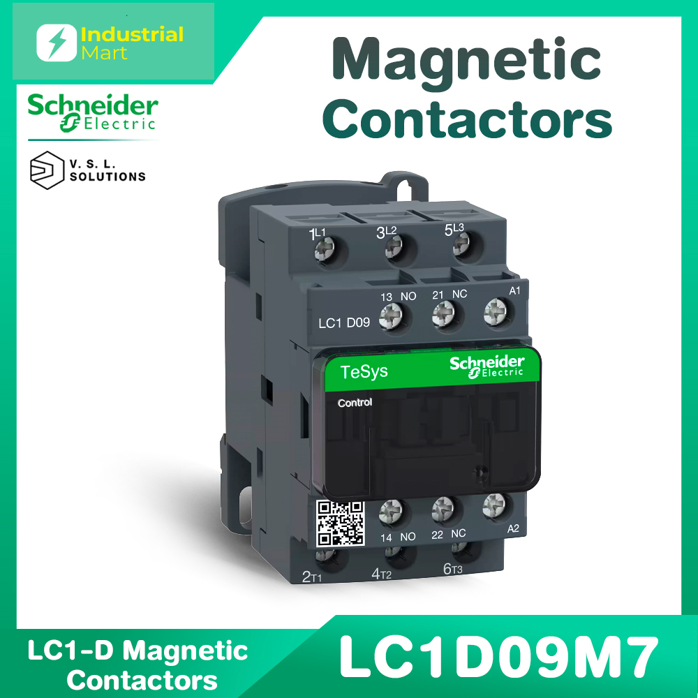 Schneider Electric LC1D09M7 LC1D12M7 LC1D18M7 LC1D25M7 LC1D32M7 แมคเนติกคอนแทคเตอร์ TeSys D ทนกระแสไ