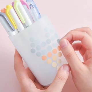 สติ๊กเกอร์วงกลม Washi Dot เขียนทับได้ (มากกว่า 1,000 ดวง) สติ๊กเกอร์ไดคัท ตกแต่งแพลนเนอร์ สมุด DIY