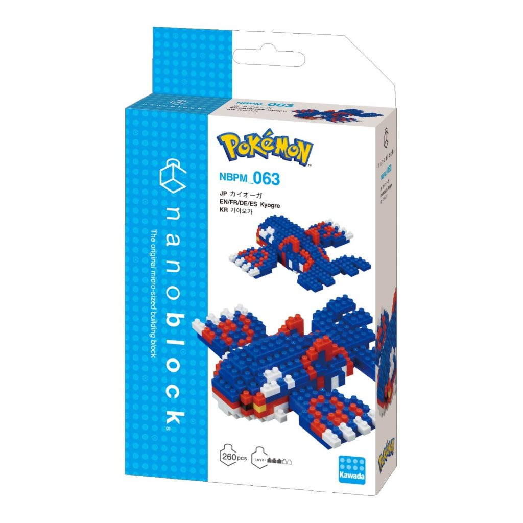 BY KAWADA NBPM_063 NANOBLOCK POKEMON KYOGRE