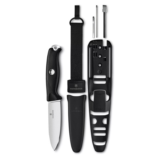 Victorinox Venture Pro Fixed-Blade Knife with Sheath and Belt Carry Loop (3.0903.3F) | มีดพก เดินป่า พร้อมฝักและสายคล้อง — صورة 4