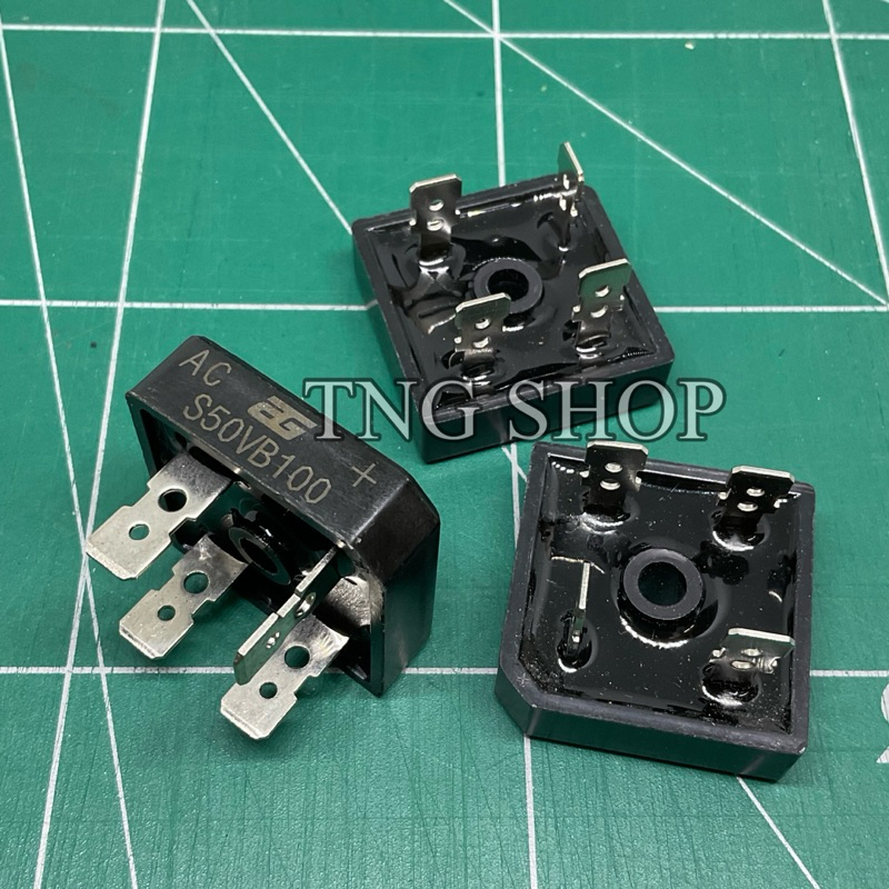 ไดโอดS25VB100 S35VB100 S50VB100 25A, 35A, 50A Bridge Rectifier ไดโอดบริดจ์ diode วงจรแรงกระแสแปลงไฟAC เป็น DC