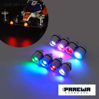 ไฟหน้า Hi Power LED พร้อมถ่าน เปลี่ยนถ่านได้ (LR621) ไม่ดึงไฟจากรถ - Mini4WD Head Lamp Kit