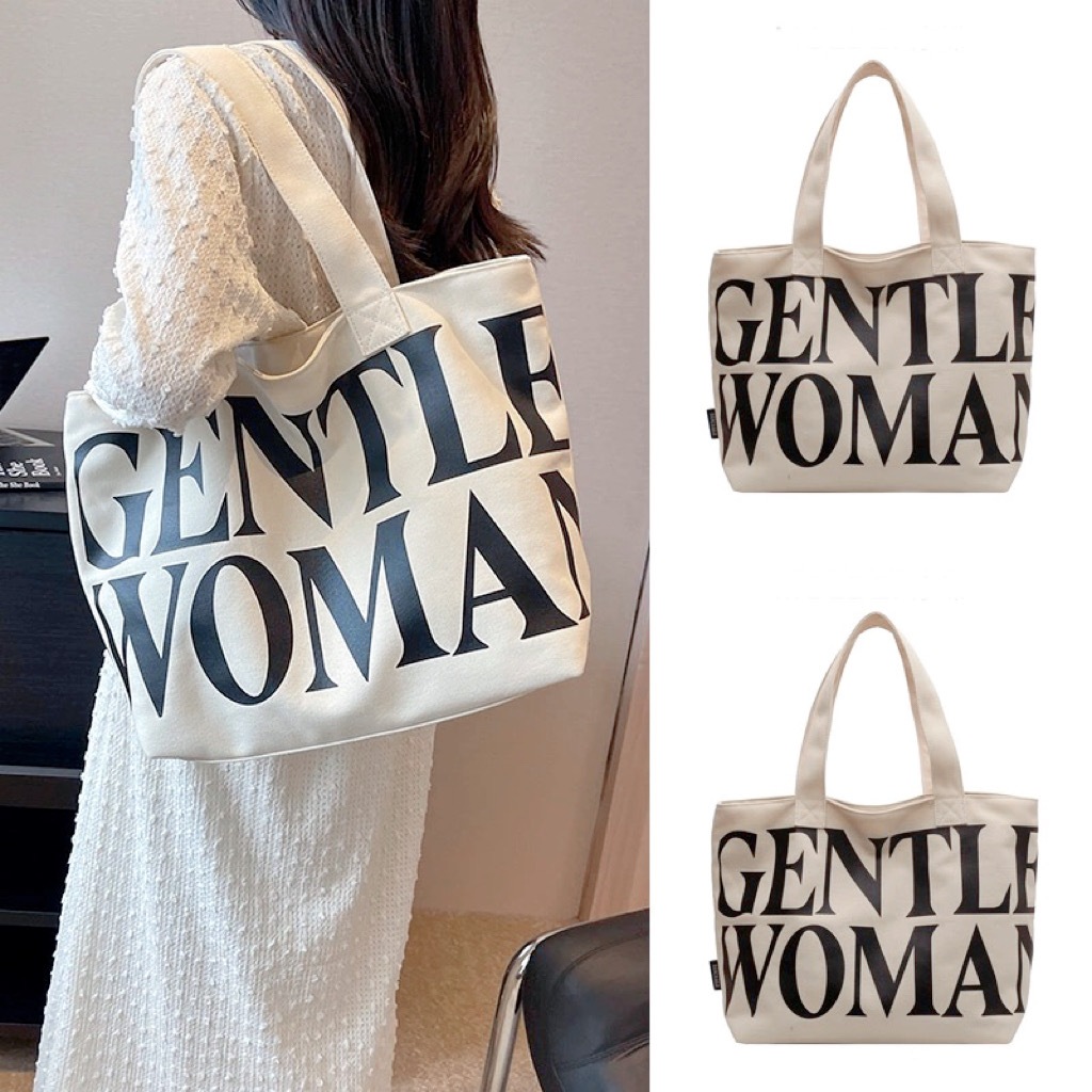 กระเป๋าผ้าถุงละใบใหญ่ใส่ของได้เยอะ