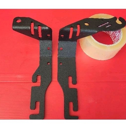 ขาไฟฝากระโปรง1คู่(ซ้าย/ขวา) ติดไฟLED เสาวิทยุ ฟอร์ด เรนเจอร์ Ford Ranger Raptor Everest ปี2012-2021(เฉพาะขา)