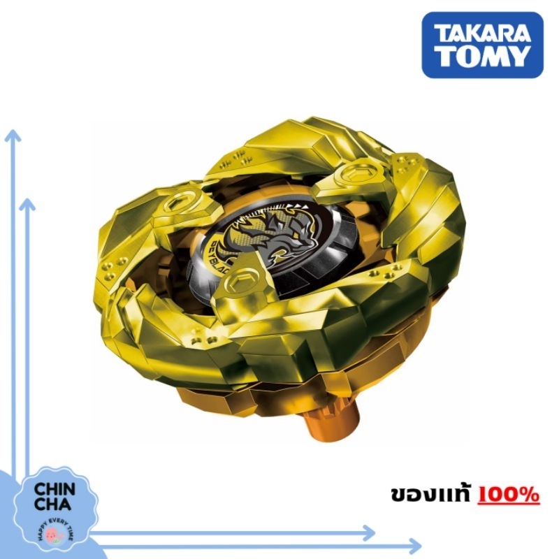 [พร้อมส่ง Lot.JP]​ BEYBLADE X BX-00 : Leon Claw 5-60P Metal Coat : Gold (ของแท้ Takra Tomy)​