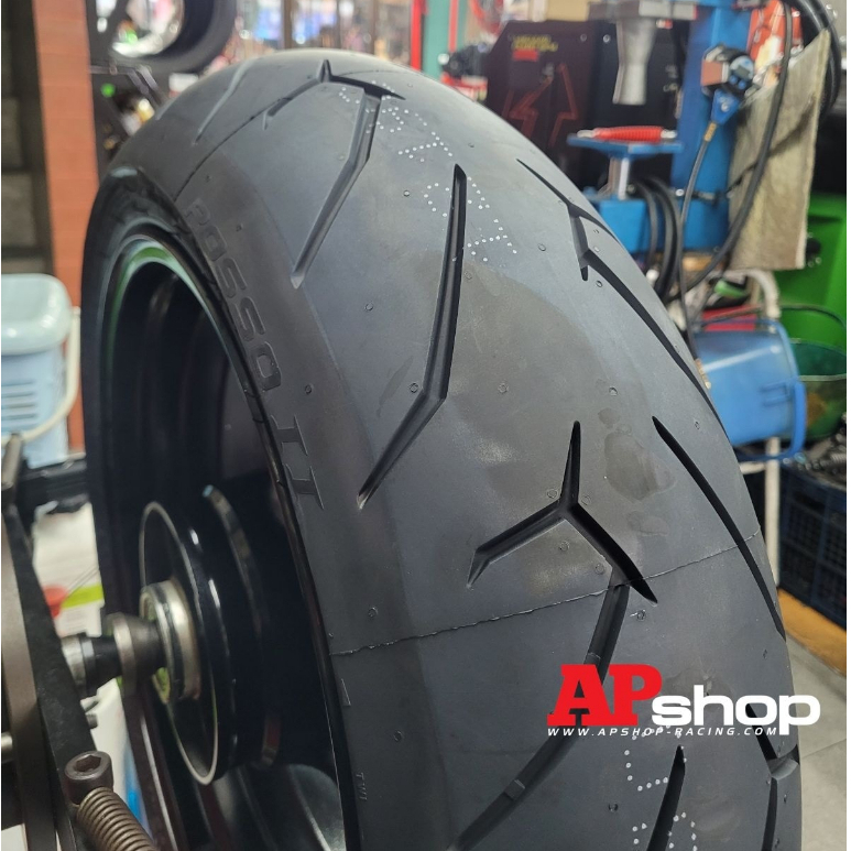 Pirelli Rosso 2 ยางใหม่ ปี25  2 คอมปาวด์ ในยางหลัง 120/70 160/60 170/60 180/55 190/50 190/55 ZR17