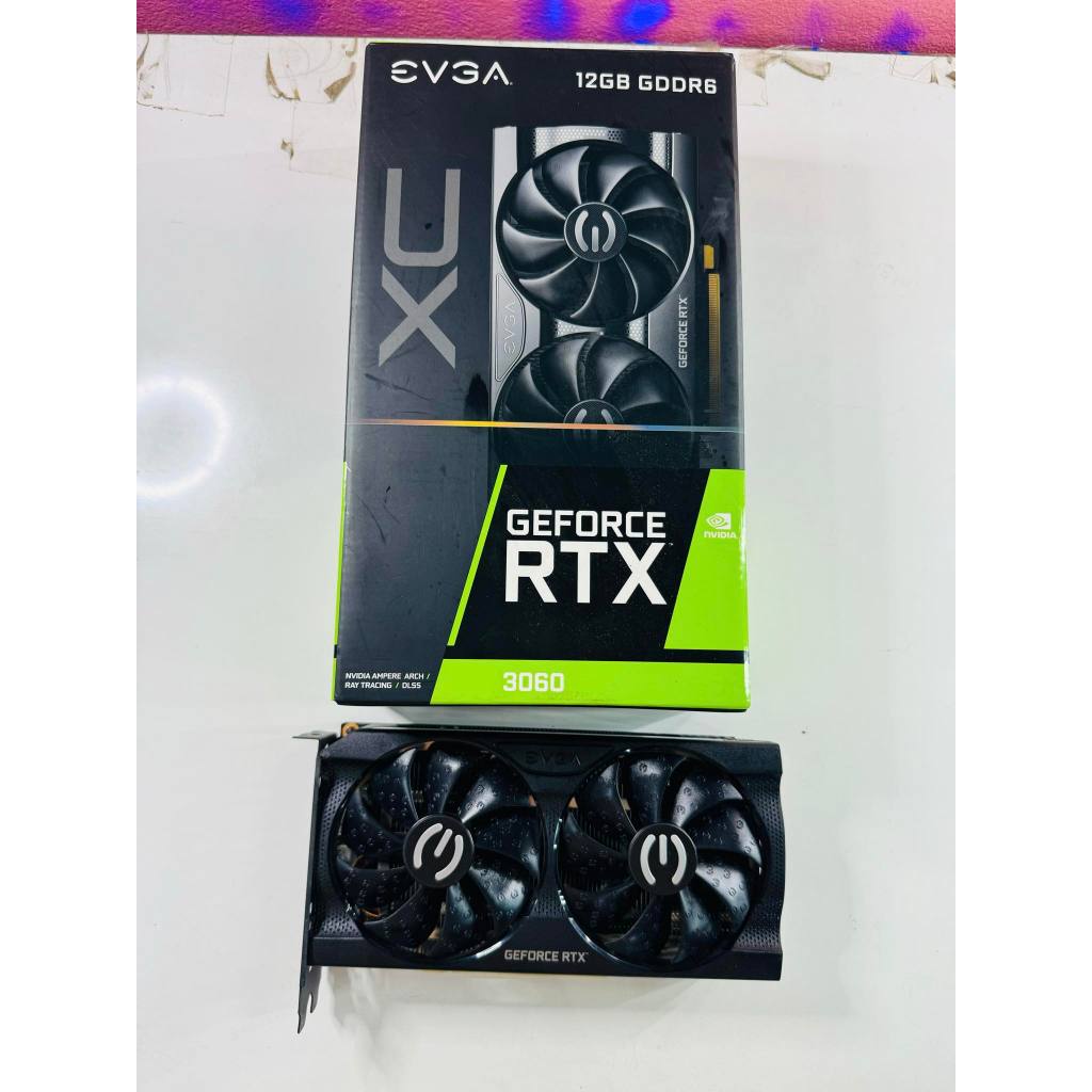 ขายการ์ดจอมือสอง EVGA XC RTX3060 12GB
