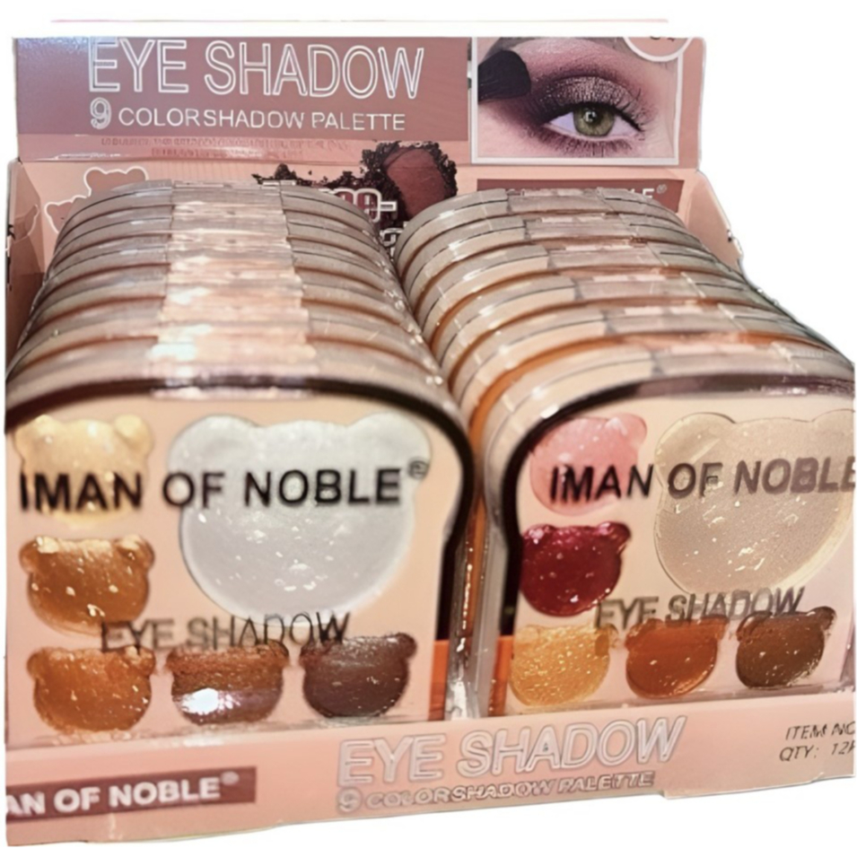 ราคาส่ง อายแชโดว์ เนื้อไฮไลท์ IMAN OF NOBLE EYE SHADOW 9 COLOR No.6637D