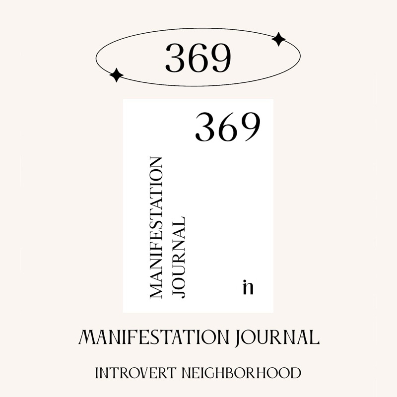สมุดบันทึก 369 Manifest Manifestation Journal เขียนสิ่งที่คุณปรารถนา จิตดลบันดาล แมร์นิเฟสให้เป็นกลา