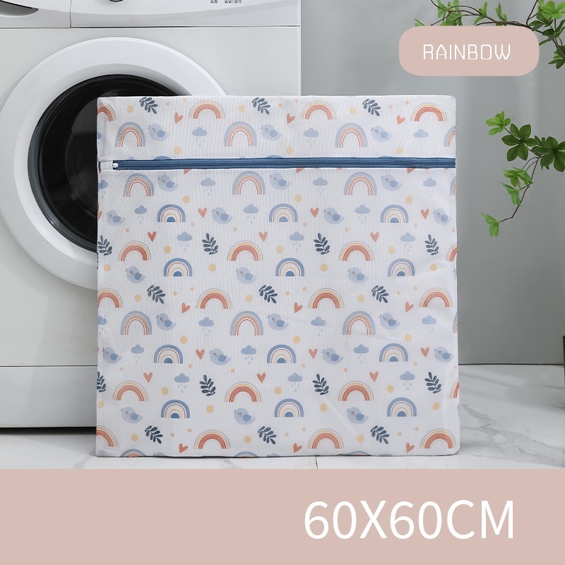 ShopAt.Two[WH0117-rainbow] ถุงซักผ้า ถุงตาข่ายซักผ้า มีหลายขนาดให้เลือก - รูปที่ 5