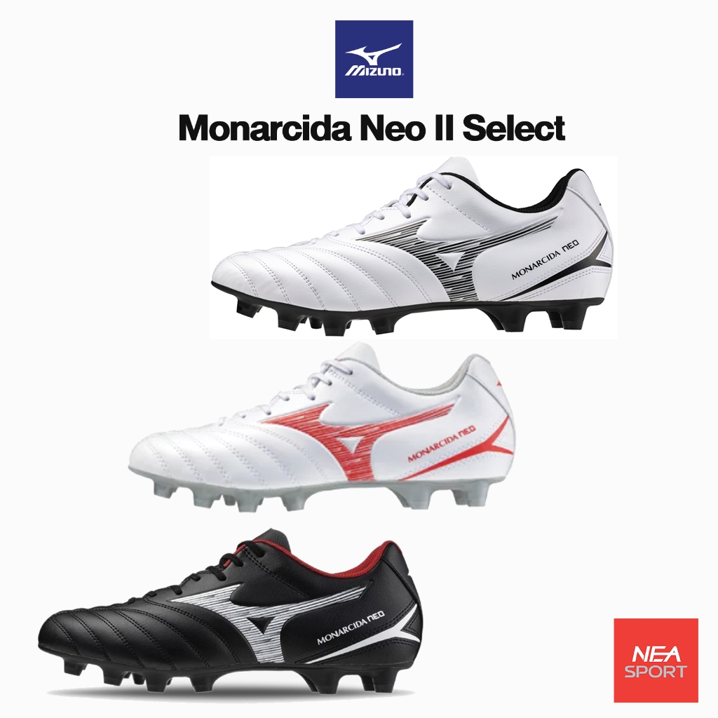[ลดอีก10% โค้ด DDX10MAYW4] MIZUNO Monarcida Neo IlI Select รองเท้าฟุตบอล สตั๊ด มิตซูโน่ แท้