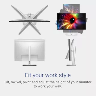 Dell U2724D UltraSharp 27 Inch QHD (2560x1440) Monitor,120Hz, IPS Black, 5ms, 98% DCI-P3, 2x USB-C, 2x DisplayPort, HDMI