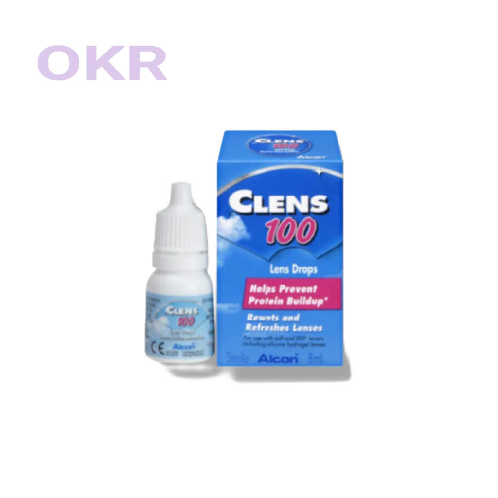 Alcon Clens100 8mL เพิ่มความชุ่มชื้นดวงตา ชนิดขวด รายเดือน