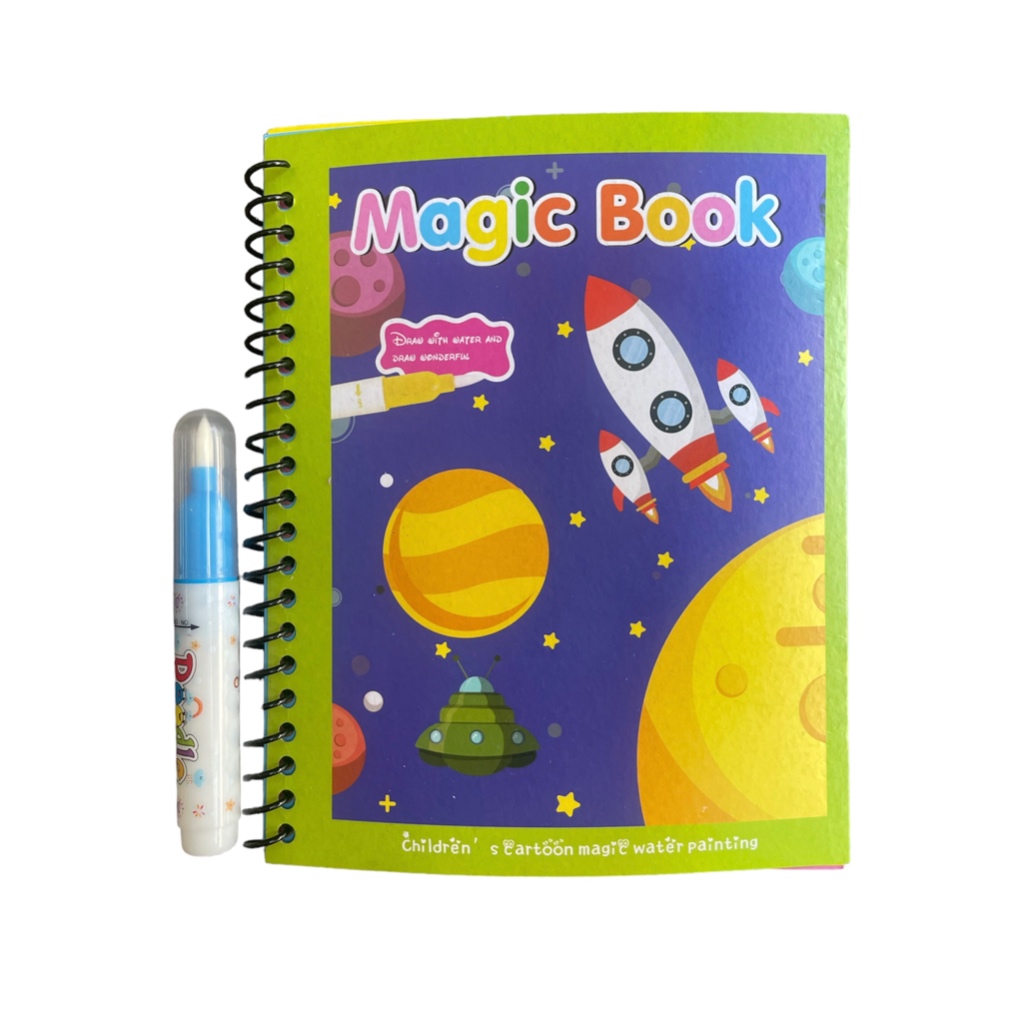 ของเล่น สมุดระบายสีน้ำมี 5แผ่น ขนาด 15*18.5ซม. (ราคา 100บาท ได้ 6เล่ม) คละเเบบ