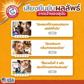 [แบรนด์แท้ USA🇺🇸] Arm and Hammer Nubbies ของเล่นสุนัข ดูแลเหงือกและฟัน Wish Bone ไก่