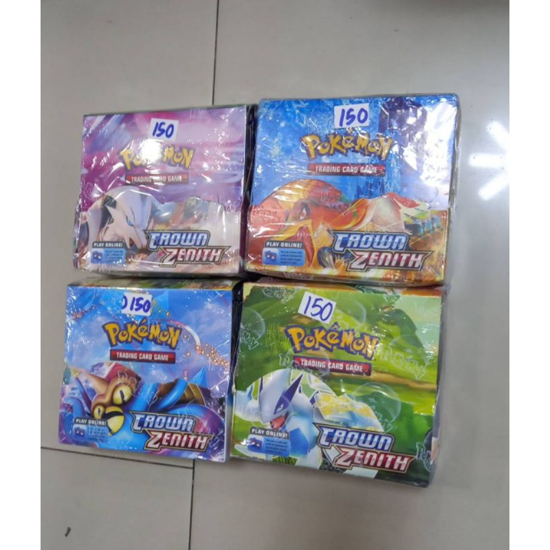 การ์ดโปเกม่อนกล่องละ150บาท