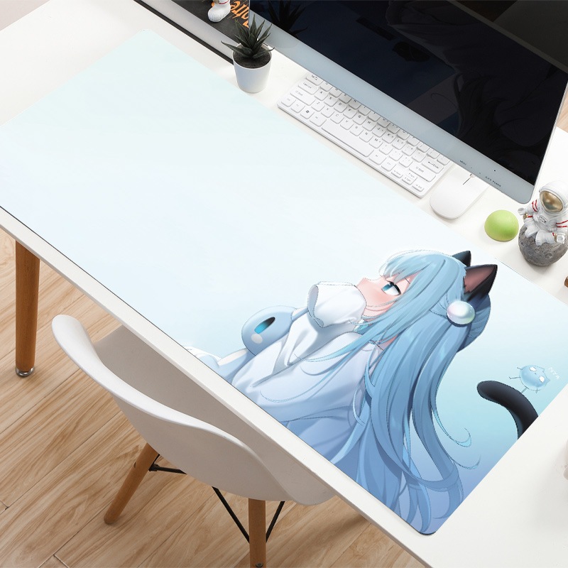 ⌨️🖱️ แผ่นรองเม้าส์ แผ่นรองเมาส์ ลาย อนิเมะ Anime ขนาดใหญ่ 800*300*2 mm 🖱️⌨️ anime e-sports gaming mouse pad 🖱️⌨️