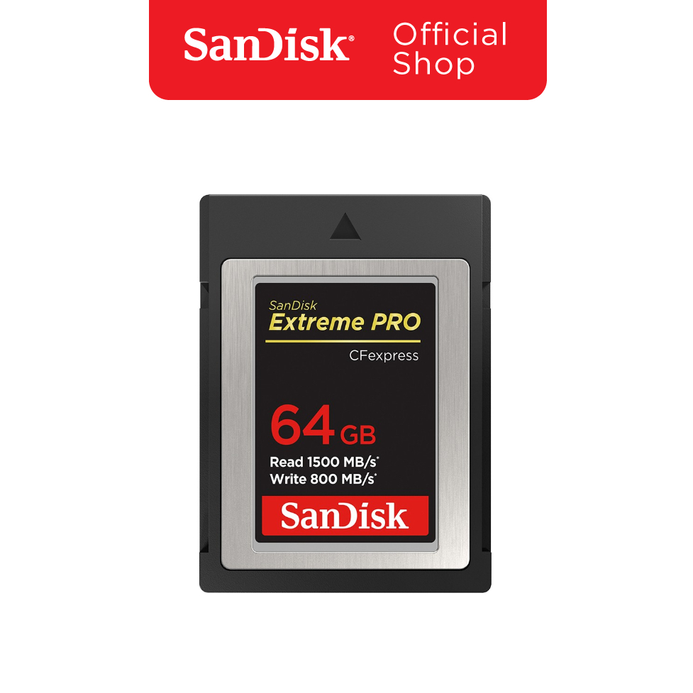 SanDisk Extreme PRO® CFexpress™ Card Type B, 64GB (SDCFE-064G-GN4NN)
